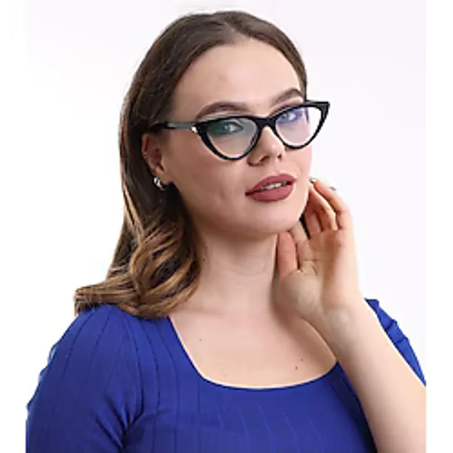 MACERATİ Mavi Işık Koruyucu Cat Eye Blueblock Blue Block Güneş Gözlüğü