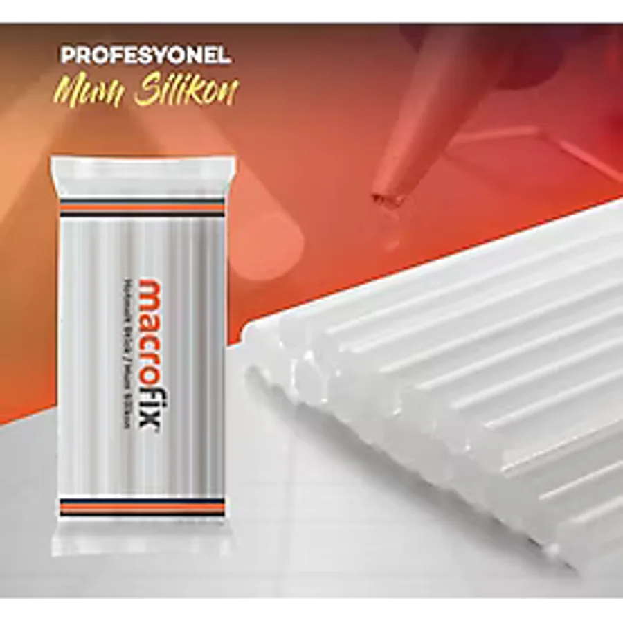 Macrofix Mum Silikon Çubuk Kalın 11mmX30cm 1- KG