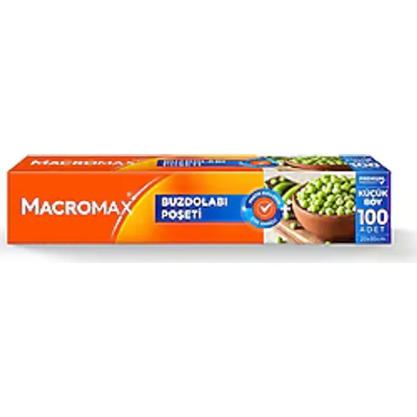 Macromax Küçük Boy Buzdolabı Poşeti 100'lü