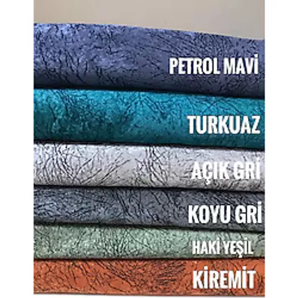 Madame Blue Damarlı Kadife Süngerli Kaymaz Koltuk Çekyat Örtüsü - 477932974 pudra