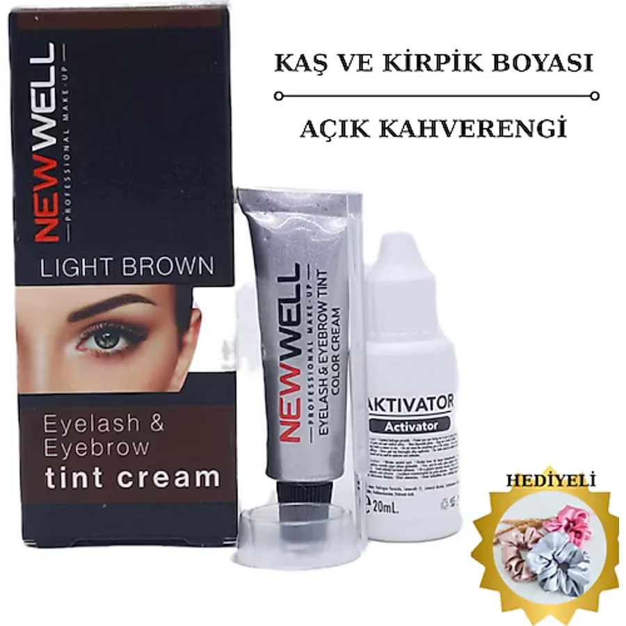 MADAME CANDY Kaş Ve Kirpik Boyası Açık Kahve Kirpik Lifting Boyası 15ml