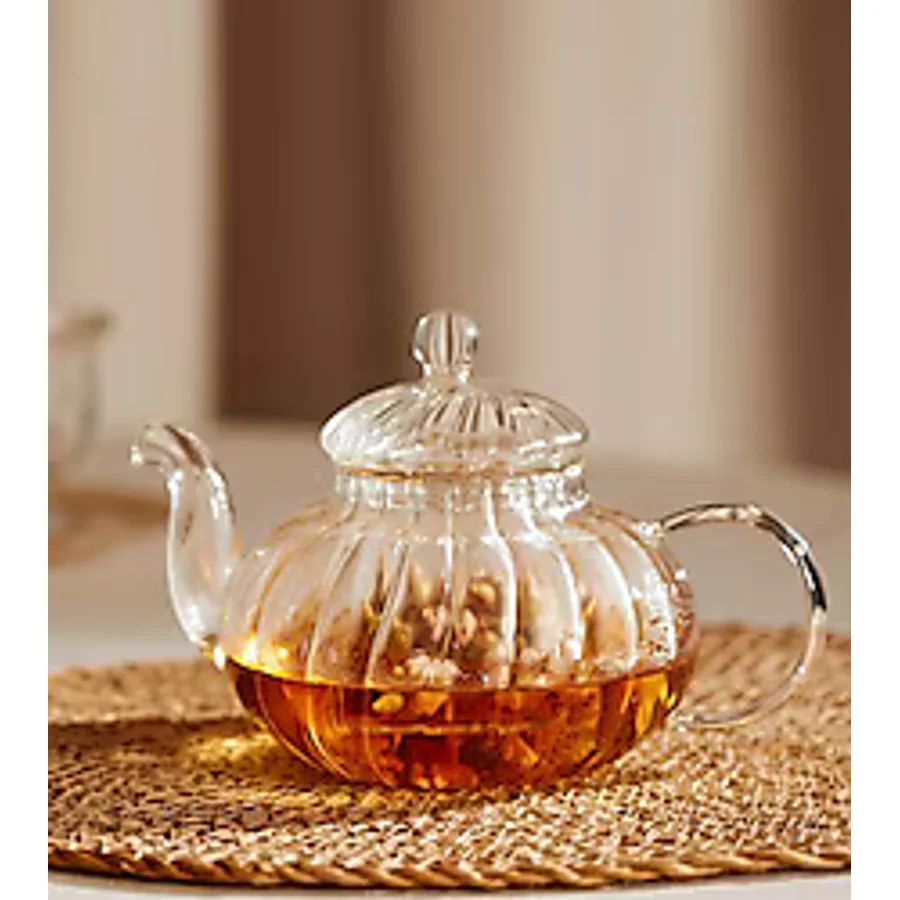 Madame Coco Lahey Süzgeçli 720 ml Cam Demlik