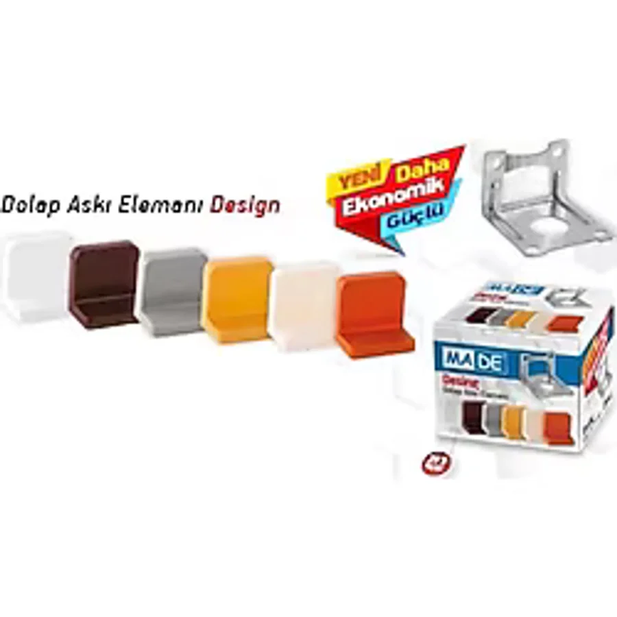 Made Dolap Askı Elemanı Beyaz 250 Adet