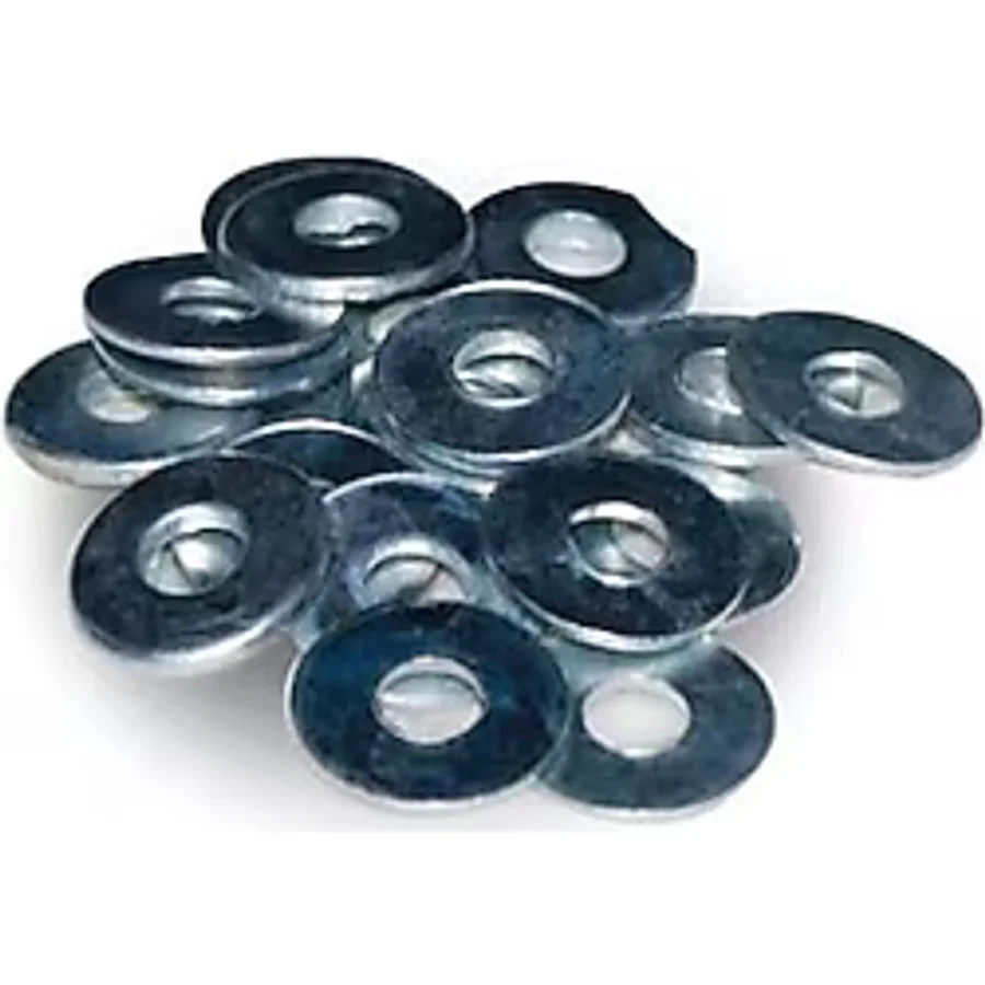 Made Metal 20 mm Gümüş Renk Dayanıklı Nikelajlı Paslanmaz Çelik Vida Pulu - 50 Adet
