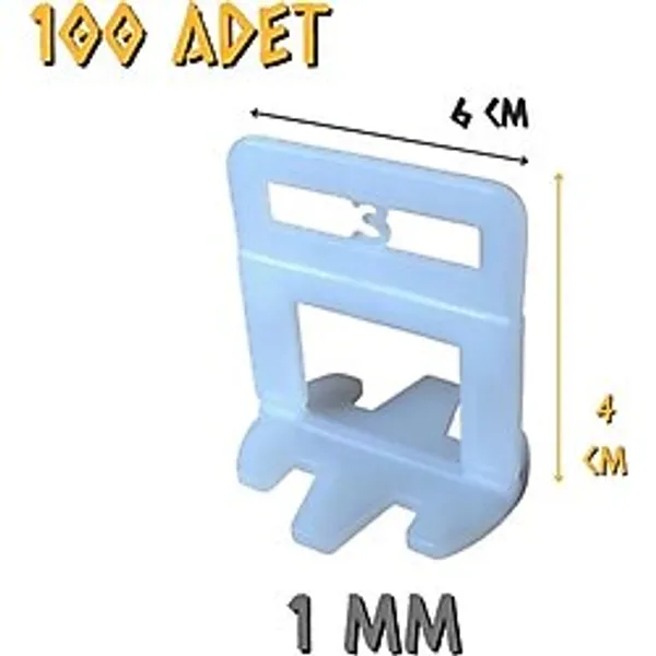 Made Premium Seviye Tespit Derz Artısı 1 Mm. - 100 Adet