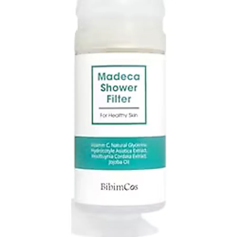 Madeca Duş Filtresi 160g - Centella Houttuynia Ekstraktlı, Musluk Suyundaki Kloru Azaltır, Cildi Besler Nemlendirir, Tüm Cilt Tipleri İçin, Vitaminli Nem Filtresi