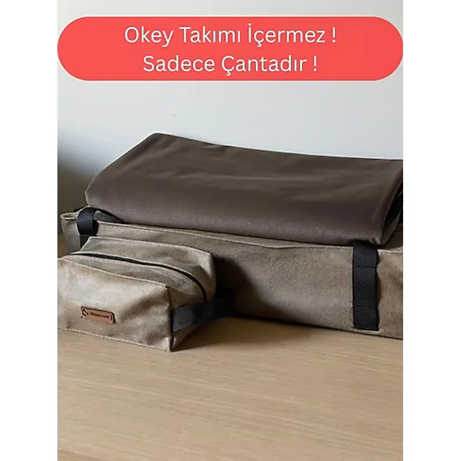Mady Aksesuar Okey Takım Çantası Kahverengi