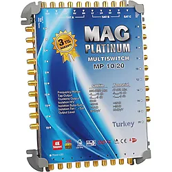 Mag Platinum Mp 10/20 Multiswitch - 10 Giriş 20 Çıkışlı Merkezi Uydu Santrali Hybrid 4K Ve 3D Destekli