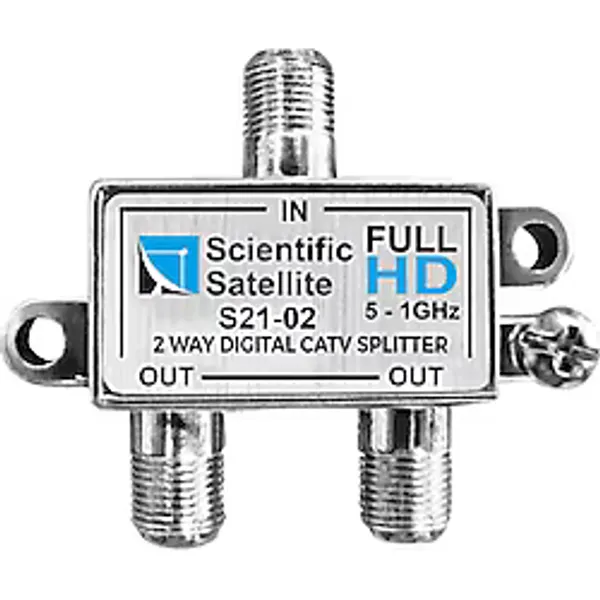 Mag S21-02 1/2 Yollu Kablo Tv Sinyal Ayırıcı Splitter - 5-1000 Mhz Frekans Bölücü Çoklayıcı