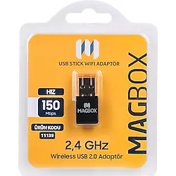 Magbox 802.11N Mini 7601 Chipset 2.4Ghz 150 Mbps Hd Uydu Alıcı Uyumlu Usb Stick Wifi Adaptör