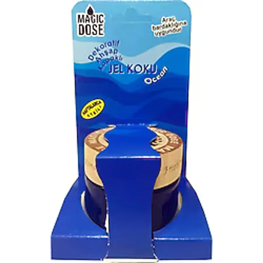 Magic Dose Dekoratif Ahşap Kapaklı Jel Koku Ocean 50 Ml