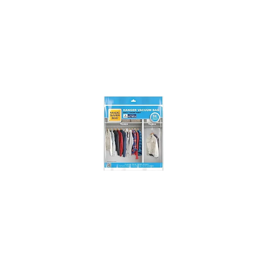 MAGIC SAVER BAG 2'li Askılı Vakumlu Poşet Large