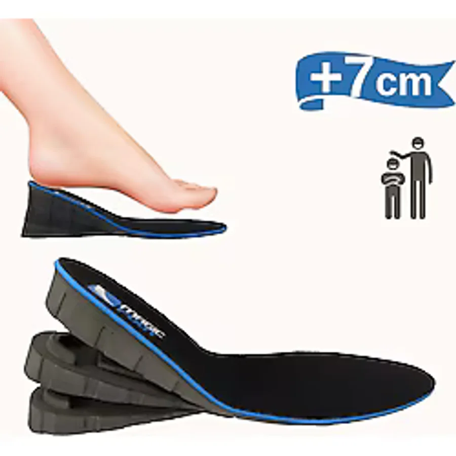 MagicFoot 7 Cm Boy Uzatıcı Tabanlık Ünisex Geliştirilmiş Özel Üretim Gizli Topuk Yükseltici