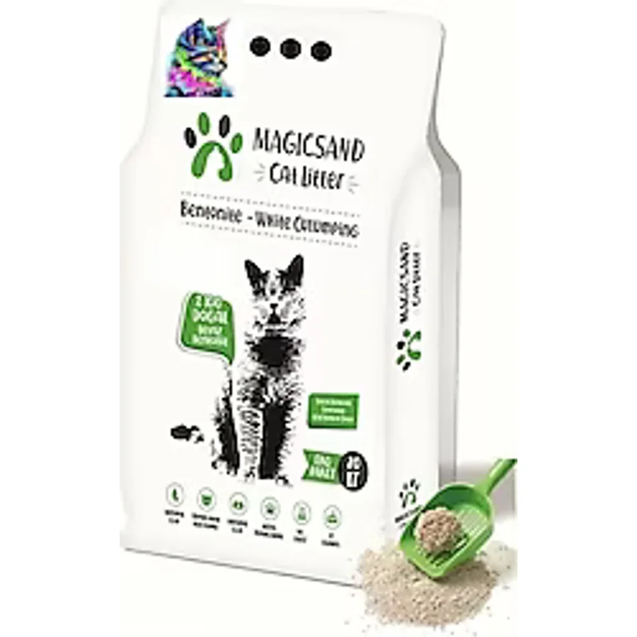 Magicsand Gökkuşağı İnce Taneli 20 lt Bentonit Kedi Kumu