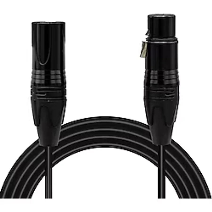 Magicvoice Ld381 2 Metre Canon Xlr Dişi - Canon Xlr Erkek Stereo Plastik Jak Mikrofon Ses Kablosu