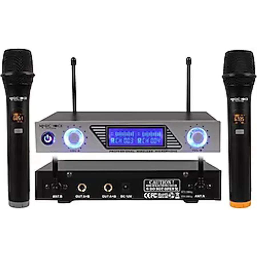 Magicvoice MV-1312EE UHF 2 El Kablosuz Telsiz Mikrofon