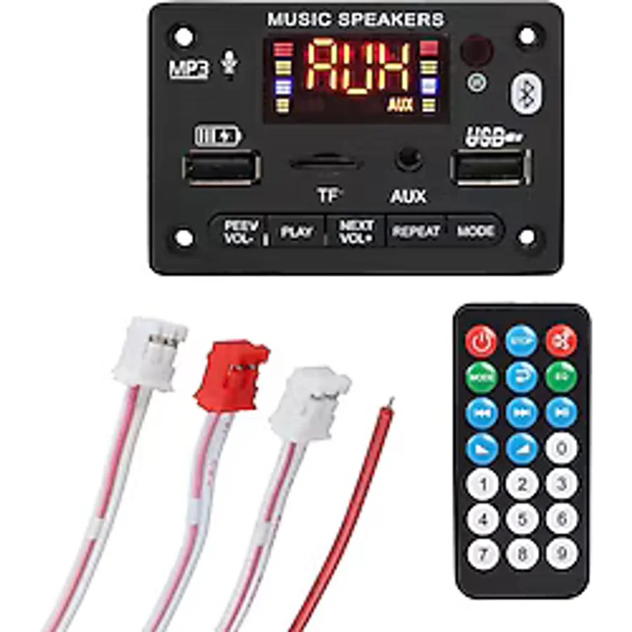 Magicvoice Usb-Sd-Bluetooth-Kumanda-2x40W Anfi Çıkışlı Oto Teyp Çevirici Dijital Player Board