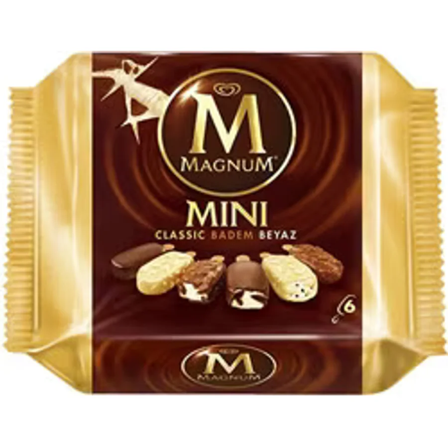 Magnum Mini Classic & Badem & Beyaz 6'lı