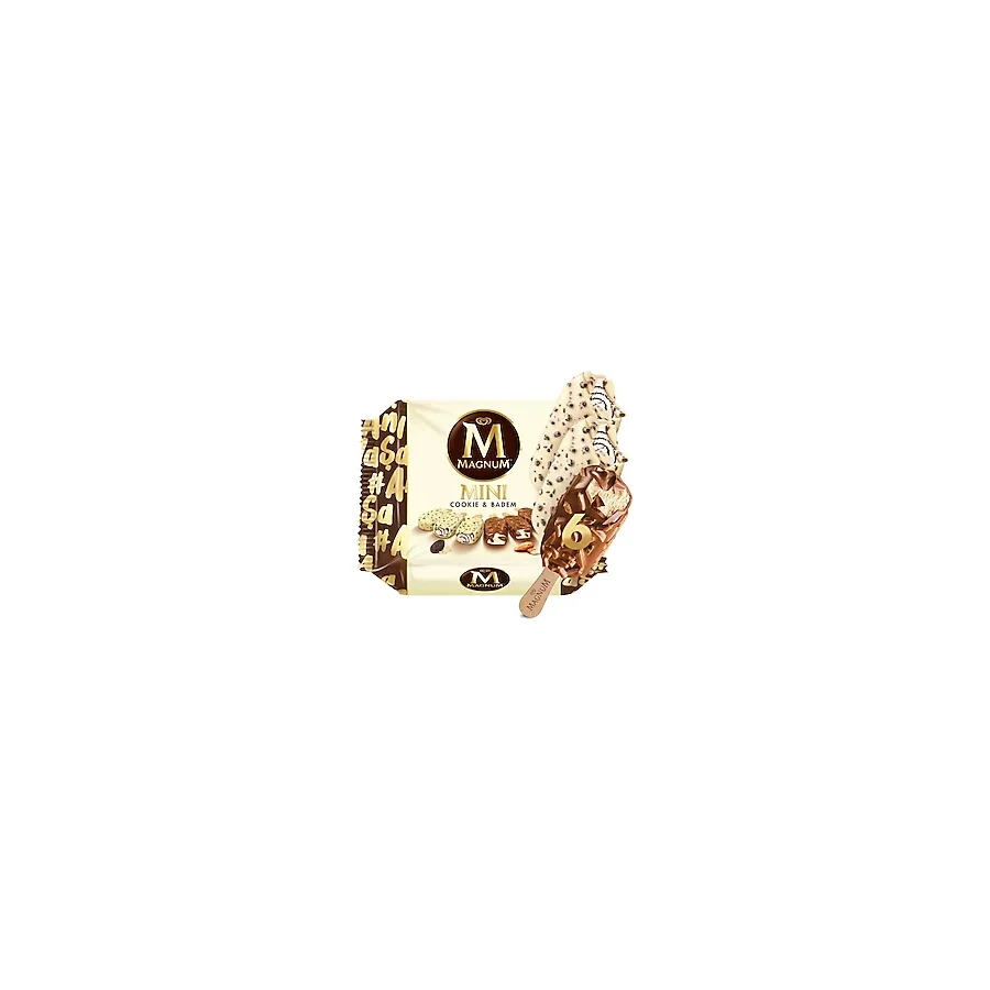 Magnum Mini Cookie & Badem 6'lı