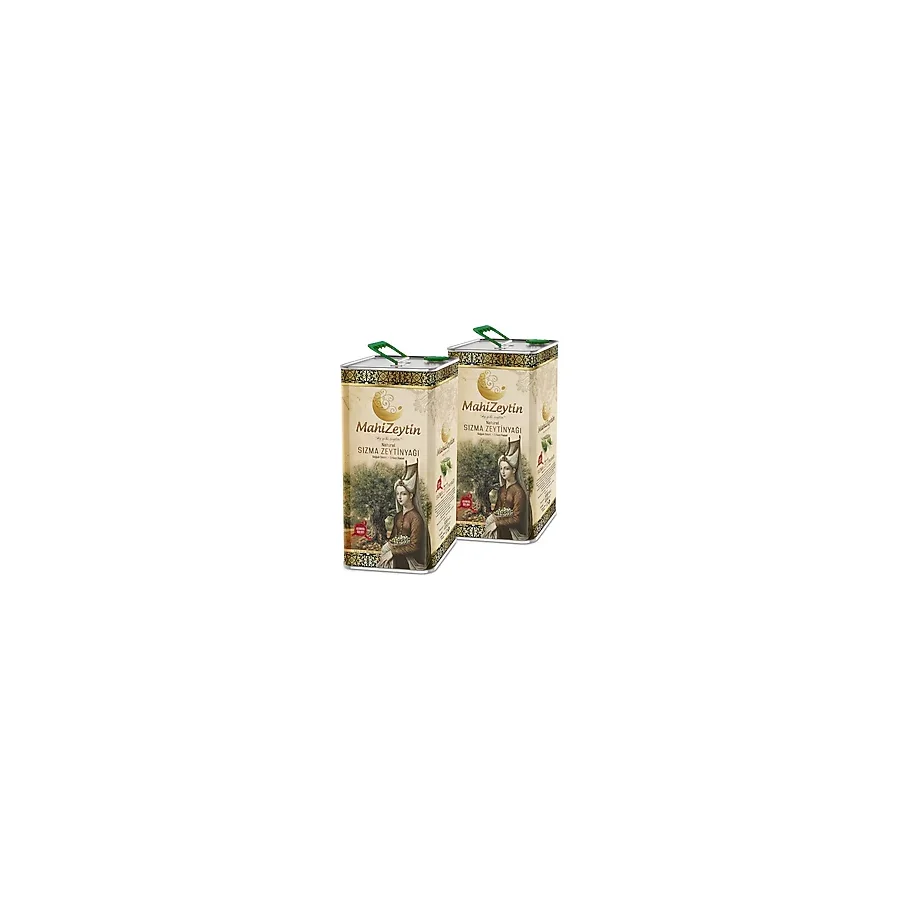 Mahizeytin Soğuk Sıkım Natürel Sızma Zeytinyağı 5 lt 2'li