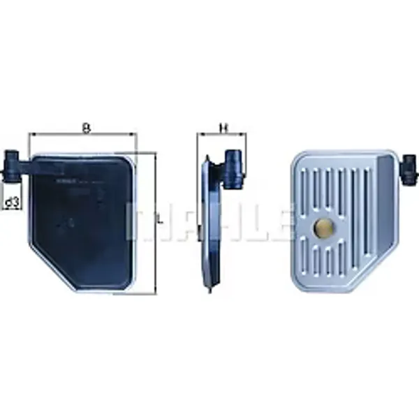 MAHLE HX156 Otomatik Şanzıman Filtresi (Hyundai : Elantra 2.0 00-06)