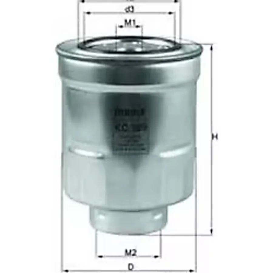 MAHLE KC389D Mazot Filtresi 07- Auris 1.4D-4D