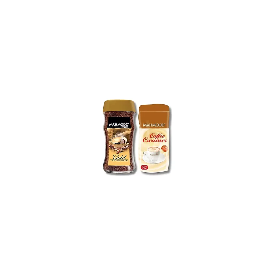 Mahmood Coffee Gold Granül Kahve 100 G Ve Mahmood Kahve Kreması Süt Tozu 170 G