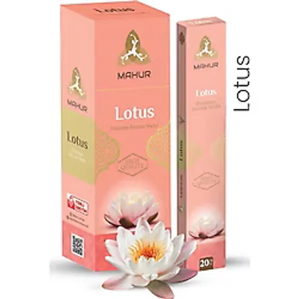 MAHUR Lotus Çubuk Tütsü - Çubuk - 20 Adet Set