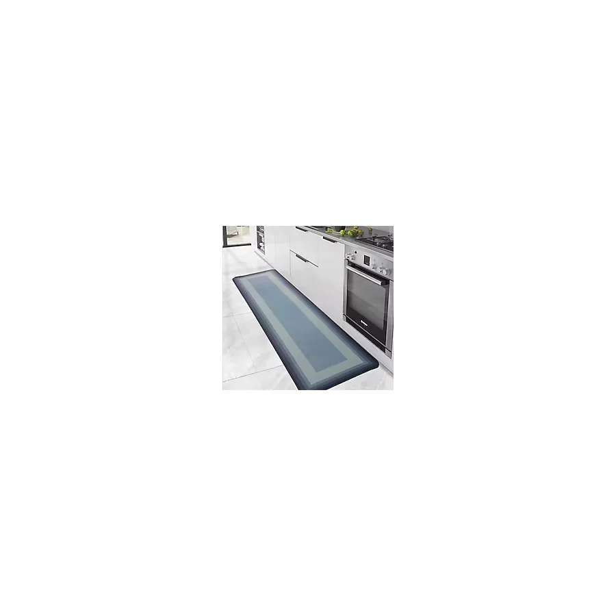 MAİN SHOP Uzun Dikdörtgen Banyo Halısı Tezgah Önü Sihirli Su Emici Paspası Kaymaz Tabanlı 156x38cm M-61