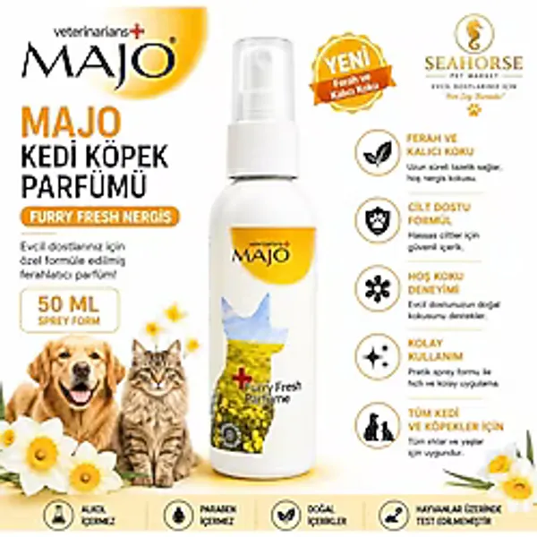 MAJO Furry Fresh Nergis Kedi & Köpek Parfümü 50 ML