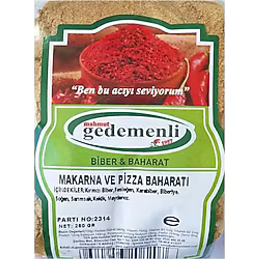 MAKARNA VE PİZZA BAHARATI 250 GR