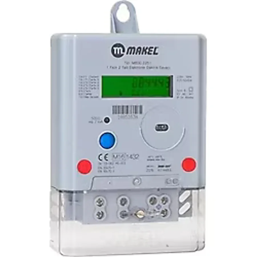 MAKEL ELEKTRONİK MONOFAZE AKTİF SAYAÇ