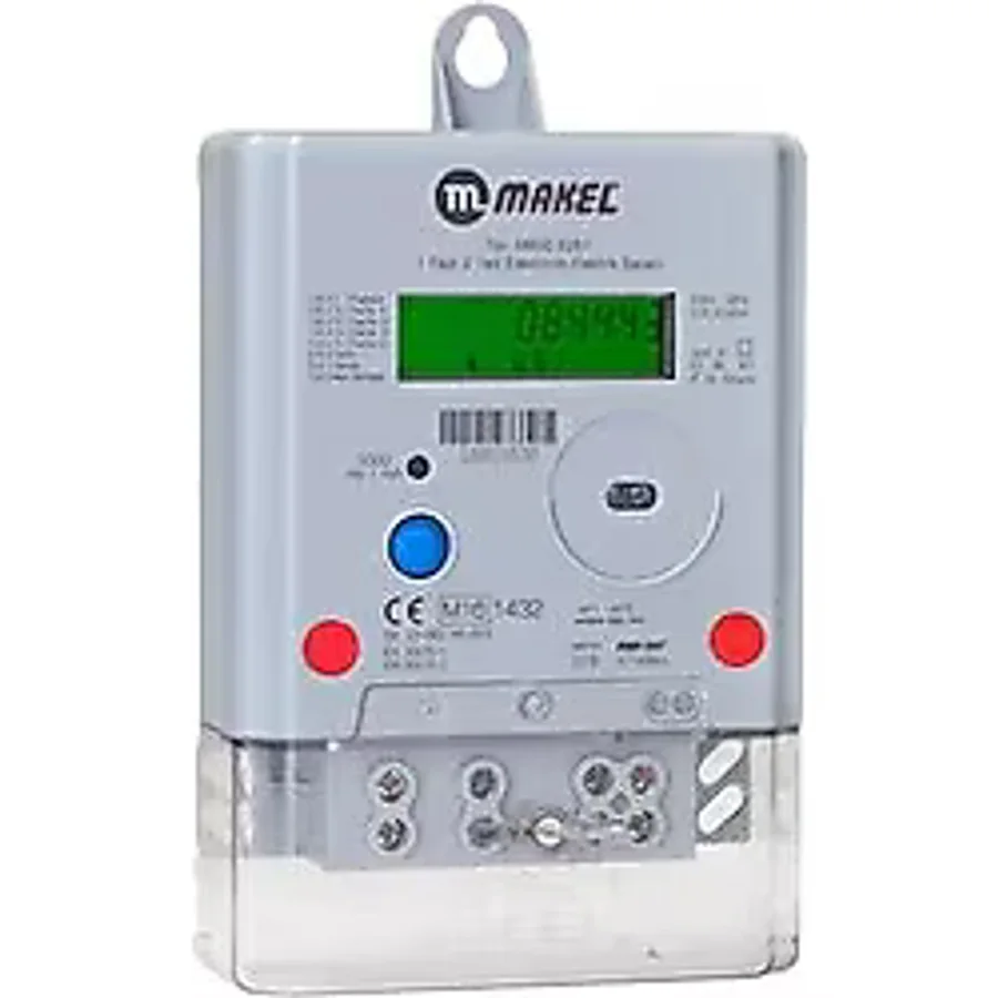 Makel Monofaze Dijital Elektrik Sayacı Gri