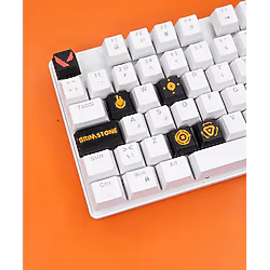 Makerpax Valorant Brimstone Keycaps, Q-E-X-C Mekanik Klavye Tuşu