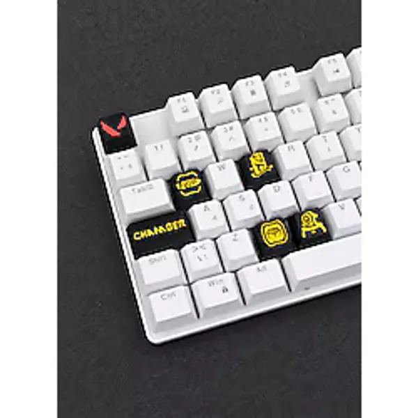 Makerpax Valorant Chamber Keycaps, Q-E-X-C Mekanik Klavye Tuşu