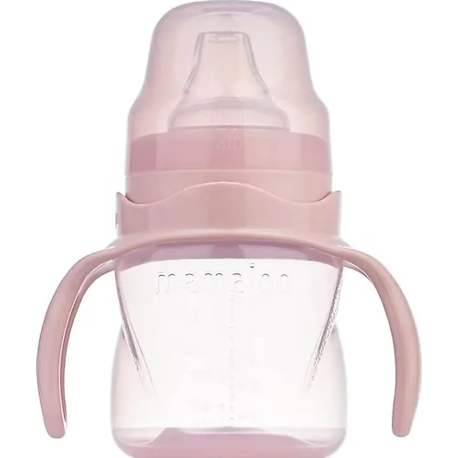 Mamajoo Kulplu Akıtmaz Eğitici Bardak 160 ml Powder Pink