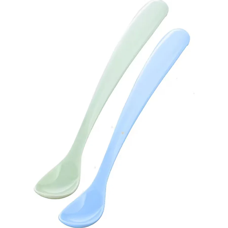 Mamajoo Powder Green-Blue 2'li Beslenme Kaşığı ve Saklama Kutusu