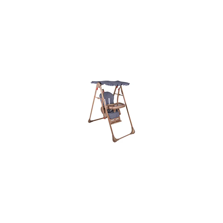 Mamma Flamingo Gold Gri Bebek Salıncağı
