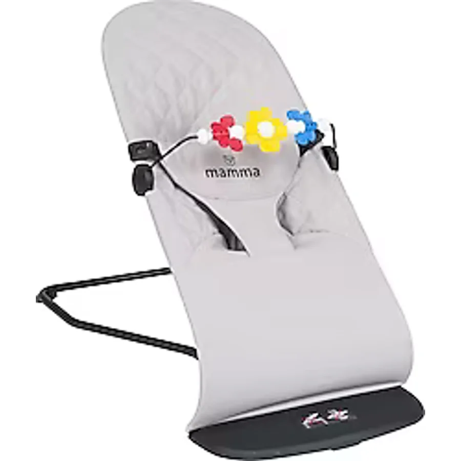 Mamma Premium Cotton Ana Kucağı + Oyuncak Aparatı Gri