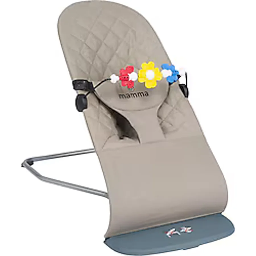 Mamma Premium Cotton Ana Kucağı + Oyuncak Aparatı Kahverengi