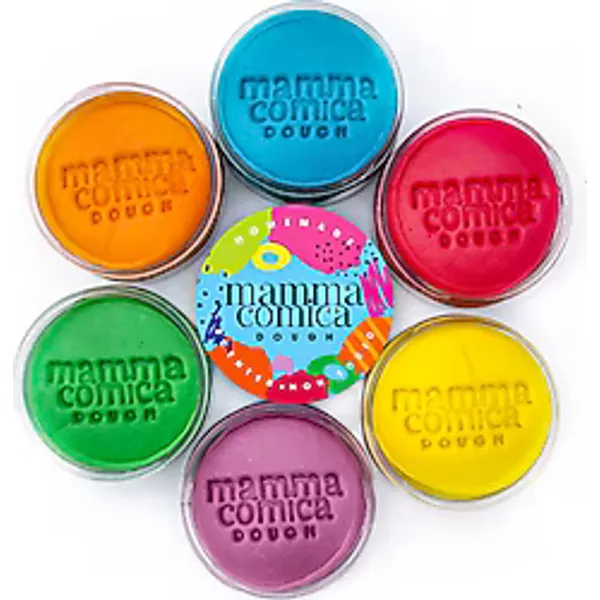 Mammacomica Dough Klasik Doğal Oyun Hamuru 6x130 gr
