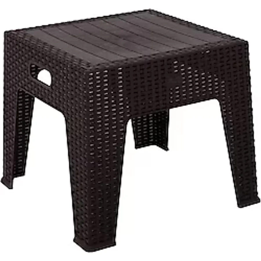 Mandella Elit Rattan Sehpa Kahverengi