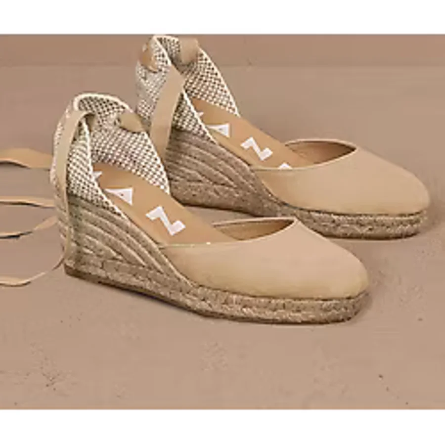 Manebi Deri Bej Kadın Espadril M 1.1 WL