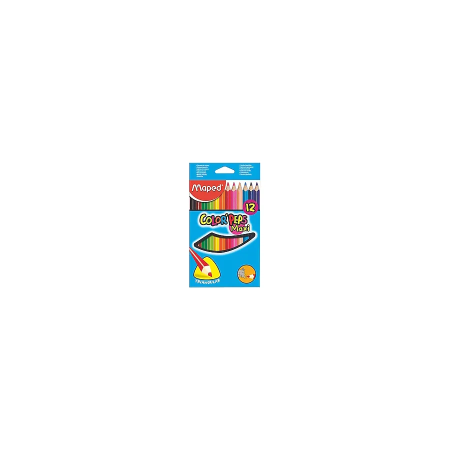 Maped 834010 Color Peps Maxi 12'li Kuru Boya Seti