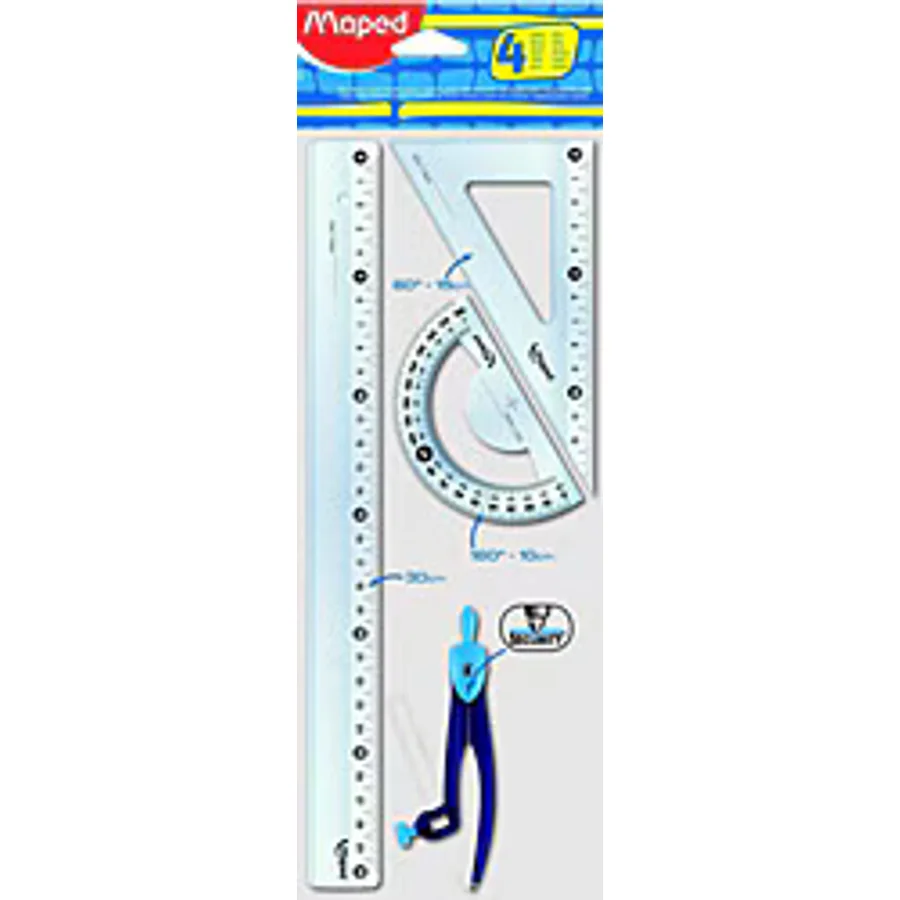 Maped 899218 Pergelli Maxi 30 cm Cetvel Seti