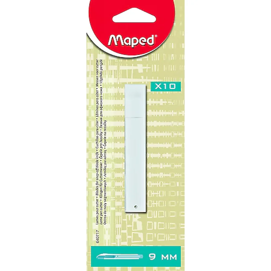 Maped 9 mm 10'lu Maket Bıçağı Yedeği