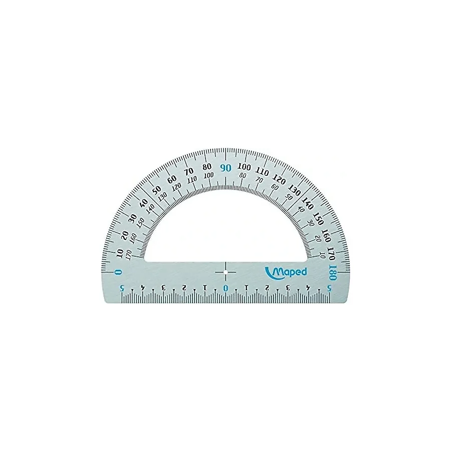 Maped Alüminyum 180 Derece 12 cm Açı Ölçer 129200