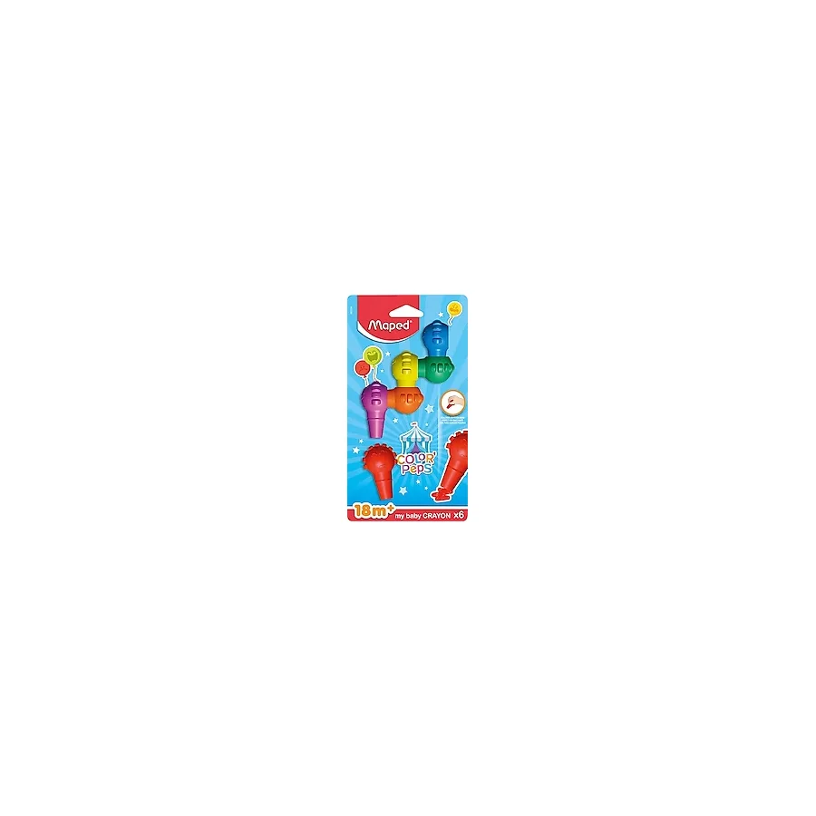 Maped Color Peps Baby 6'lı Mum Boya