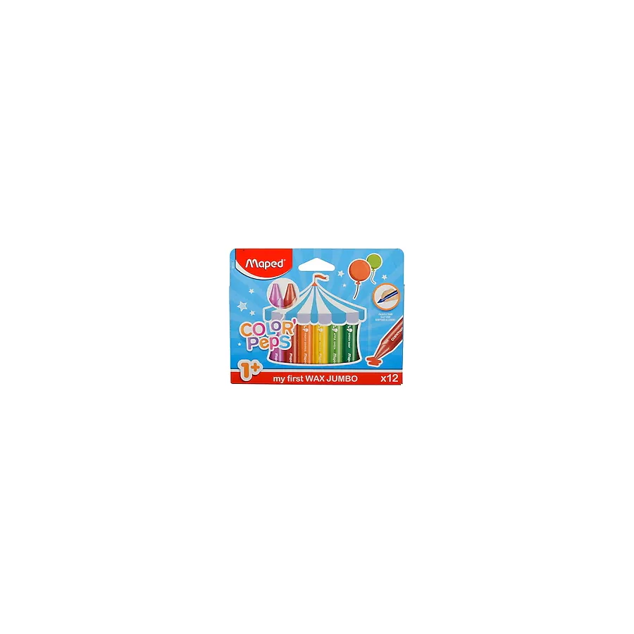 Maped Color Peps Wax Jumbo 12'li Mum Boya
