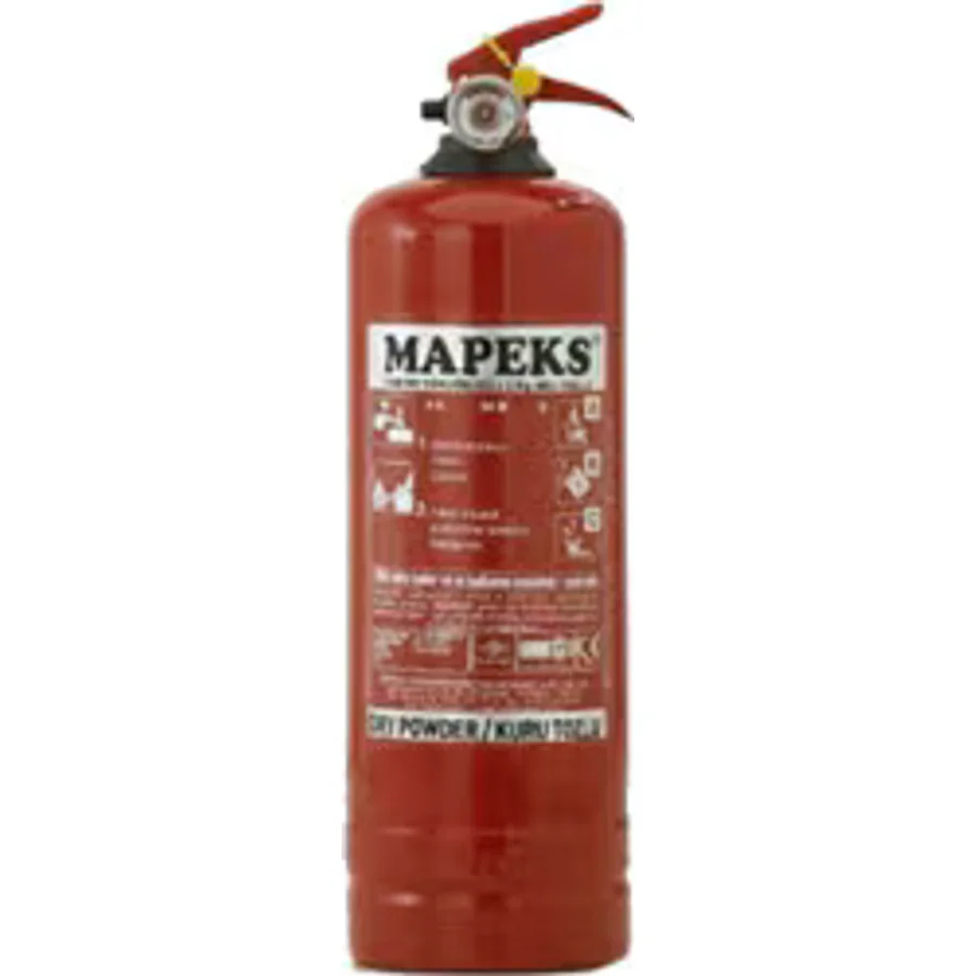 Mapeks ABC Tipi Kuru Kimyevi Toz 2 Kg Yangın Tüpü
